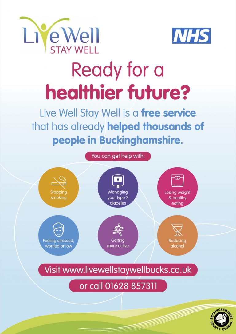 Weston Turville u3a » NHS Live Well Stay Well free service